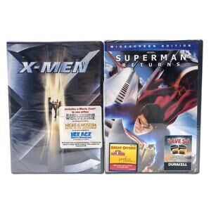 DVD Lot Superman Returns X-Men (2000) Superheroes Marvel DC Brand New Sealed